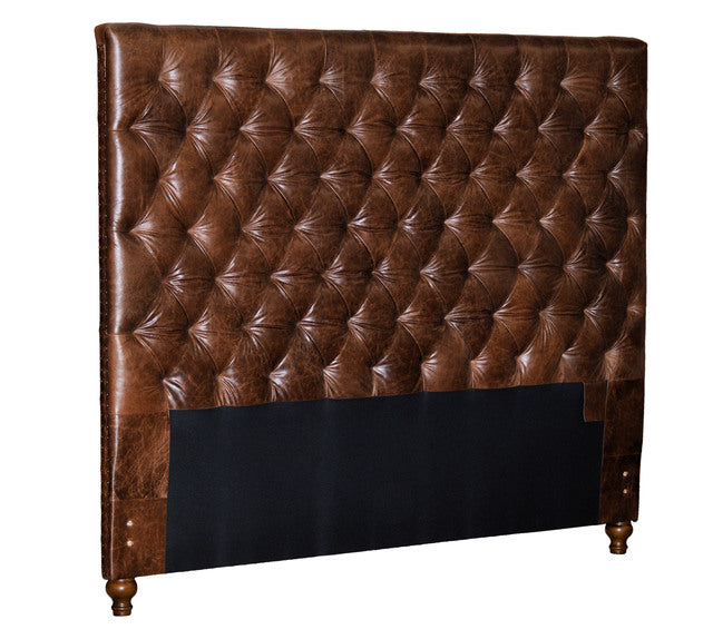Chesterfield Leather Bed